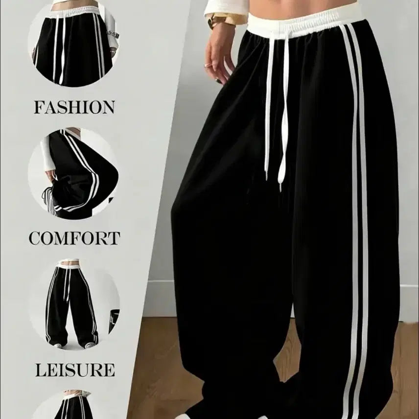 [BUNJANG] Black Wide Pants / 블랙 와이드 팬츠