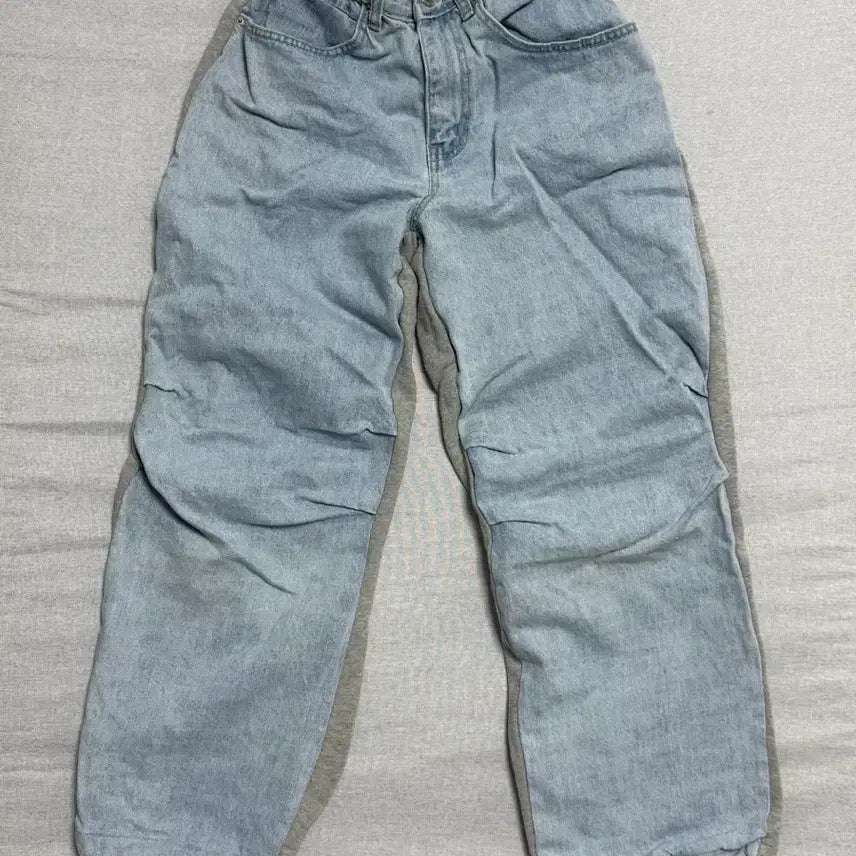 [BUNJANG] Reversible Denim Sweatpants / 리버시블 데님 스웨트 팬츠