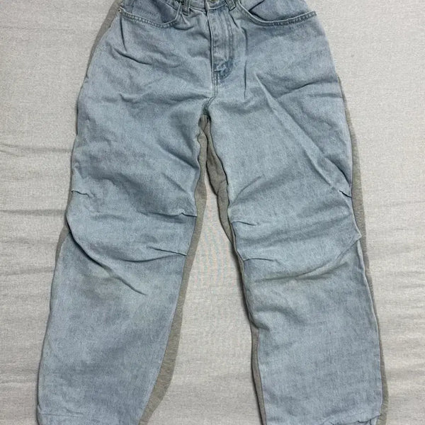 [BUNJANG] Reversible Denim Sweatpants / 리버시블 데님 스웨트 팬츠