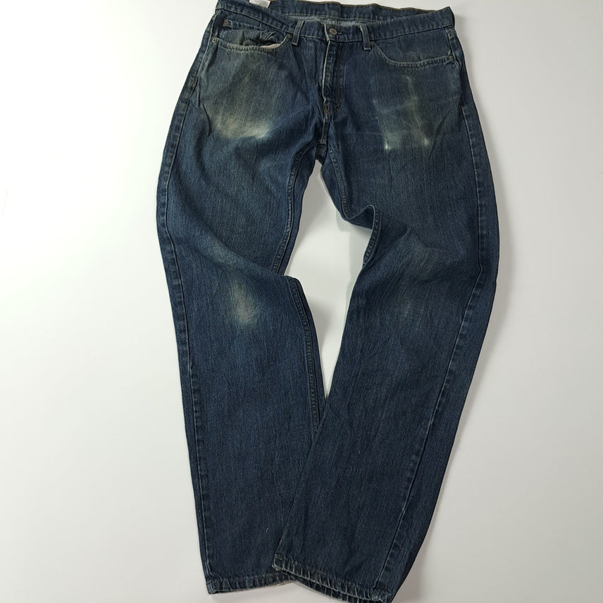 [BUNJANG] Levi's 569 Loose Straight Fit Indigo Blue Denim Jeans / CA610 36 리바이스 569 루즈 스트레이트 데님 팬츠 바지
