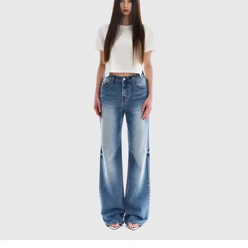 [BUNJANG] GUZZ Doming Washing Wide Pants M / 구즈 도밍고워싱와이드팬츠 M