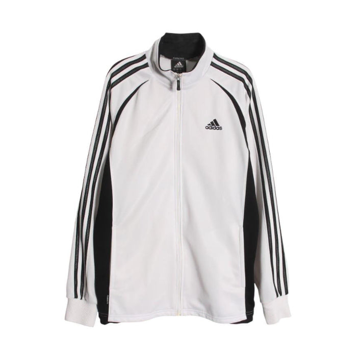 [BUNJANG] Adidas Piping Three-Stripes Side Block Track Top Jacket / 아디다스져지 파이핑 삼선 사이드 블록 트랙탑 자켓 (ADIDAS JAPAN)