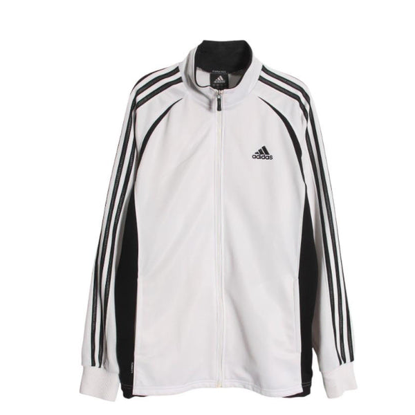 [BUNJANG] Adidas Piping Three-Stripes Side Block Track Top Jacket / 아디다스져지 파이핑 삼선 사이드 블록 트랙탑 자켓 (ADIDAS JAPAN)