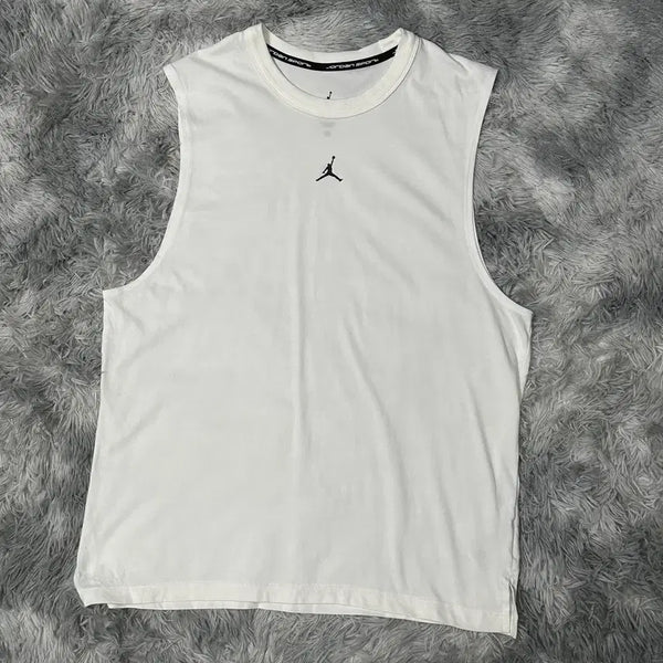 [BUNJANG] Nike Jordan Dri-FIT Sleeveless Tank Top White XL / 나이키 조던 드라이핏 민소매 나시 화이트