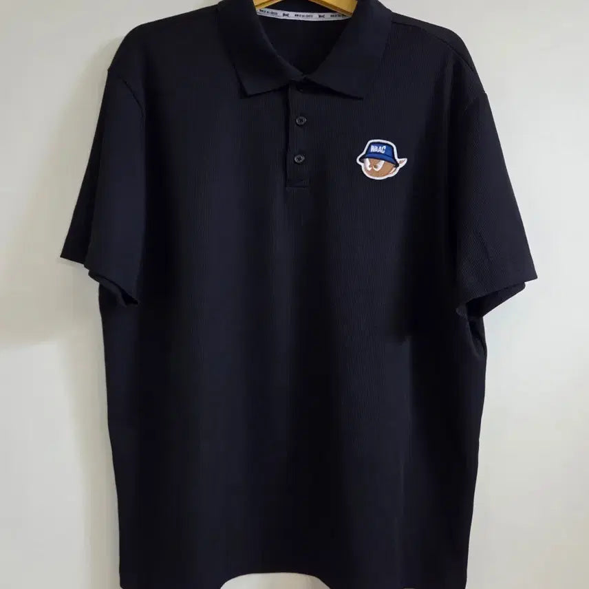 [BUNJANG] WAAC Men's Oversized Short Sleeve Polo T-Shirt / WAAC 왁 남성 오버사이즈 반팔 폴로 티셔츠