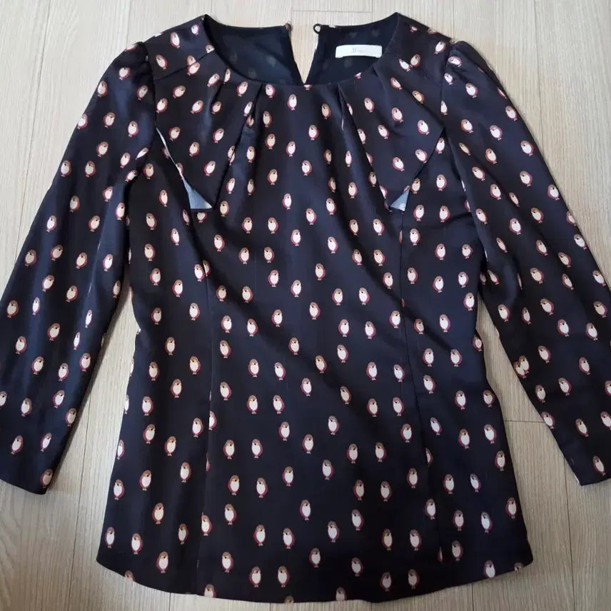 [BUNJANG] JJ Jigott Navy Chiffon Blouse / JJ jigott/JJ 지고트 블라우스 55