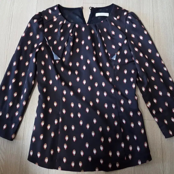 [BUNJANG] JJ Jigott Navy Chiffon Blouse / JJ jigott/JJ 지고트 블라우스 55