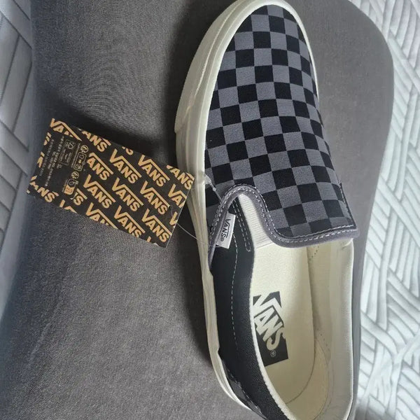 [BUNJANG] Vans Checkerboard Slip-On Sneakers / 반스 체커보드 슬립온 새상품