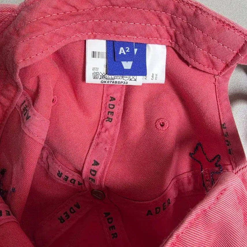 [BUNJANG] Ader Error Maison Kitsuné Ball Cap Pink Size A2 / 아더에러 메종키츠네 볼캡 모자 핑크 A2 사이즈