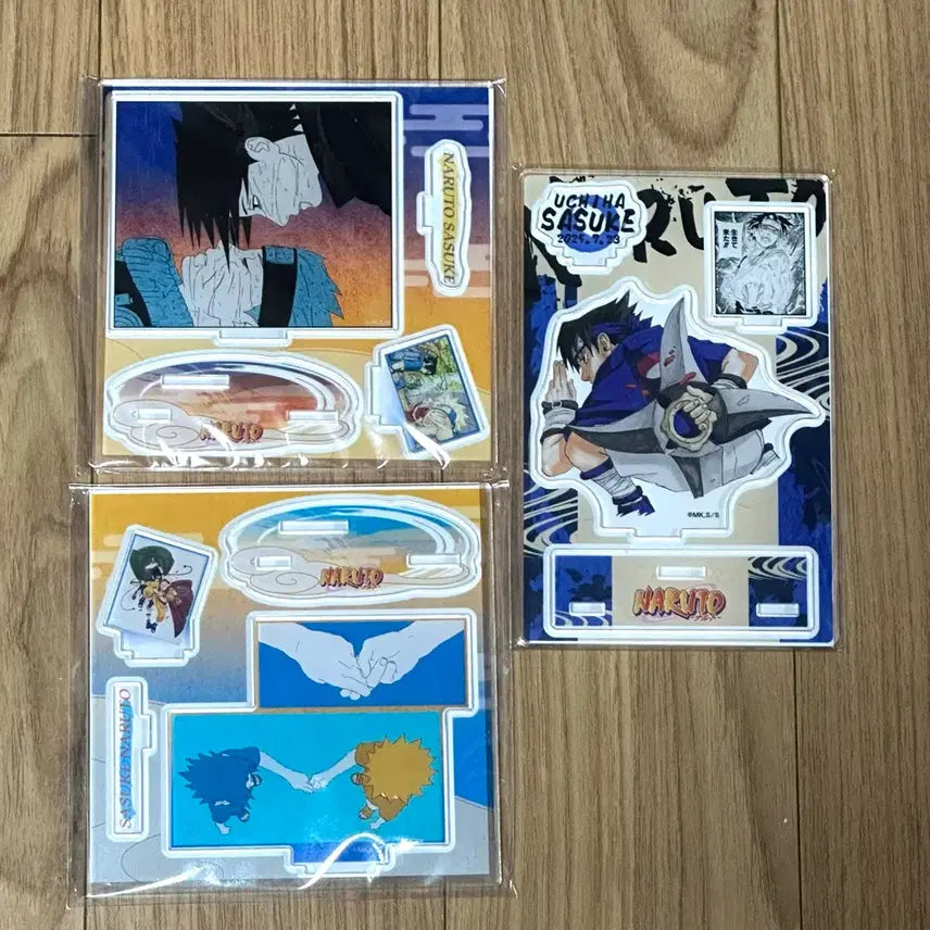 [BUNJANG] Naruto Sasuke Uchiha 3-Piece Diorama Set / 나루토 사스케, 나루토 디오라마 3종 일괄