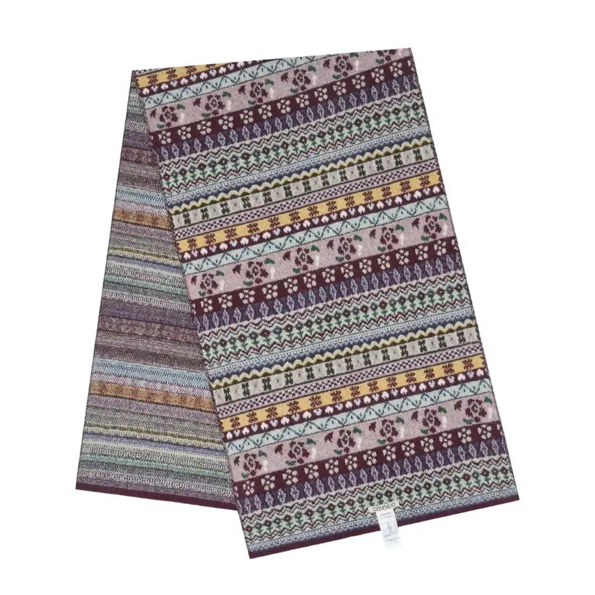 [BUNJANG] KOSEIO COTTAGE KNIT MUFFLER WINE / 코이세이오 머플러 COTTAGE KNIT MUFFLER WINE