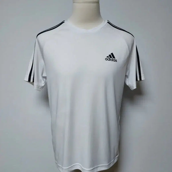 [BUNJANG] Adidas M Sereno 3-Stripes Short Sleeve T-Shirt (XL) / 아디다스 M 세레노 3스트라이프 반팔 티셔츠(XL)