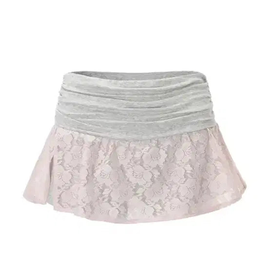 [BUNJANG] 3times Blossom Shirring Skirt Pink M / 쓰리타임즈 블라썸 셔링 스커트 핑크 M
