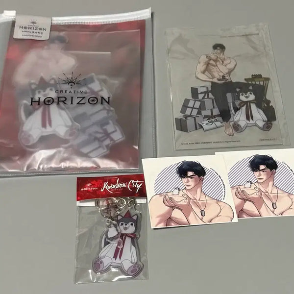 [BUNJANG] Rainbow City Kwak Suhwan Birthday Acrylic Stand & Keychain Set / 레인보우시티 곽수환 생일 아크릴스탠드, 키링(호라이즌)