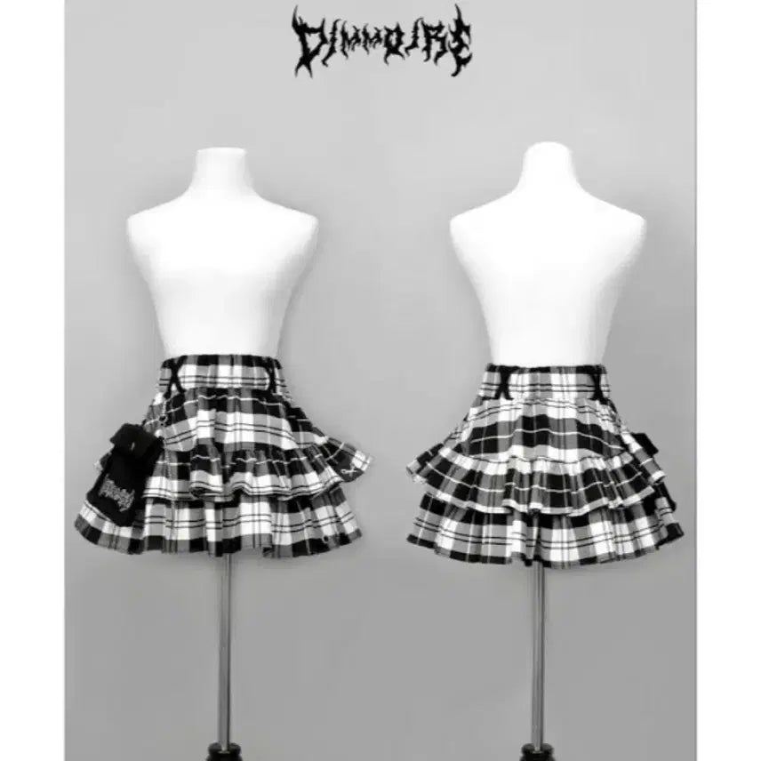 [BUNJANG] Dimmoire Check Mini Skirt / 딤모아르 dimmoire 체크 스커트