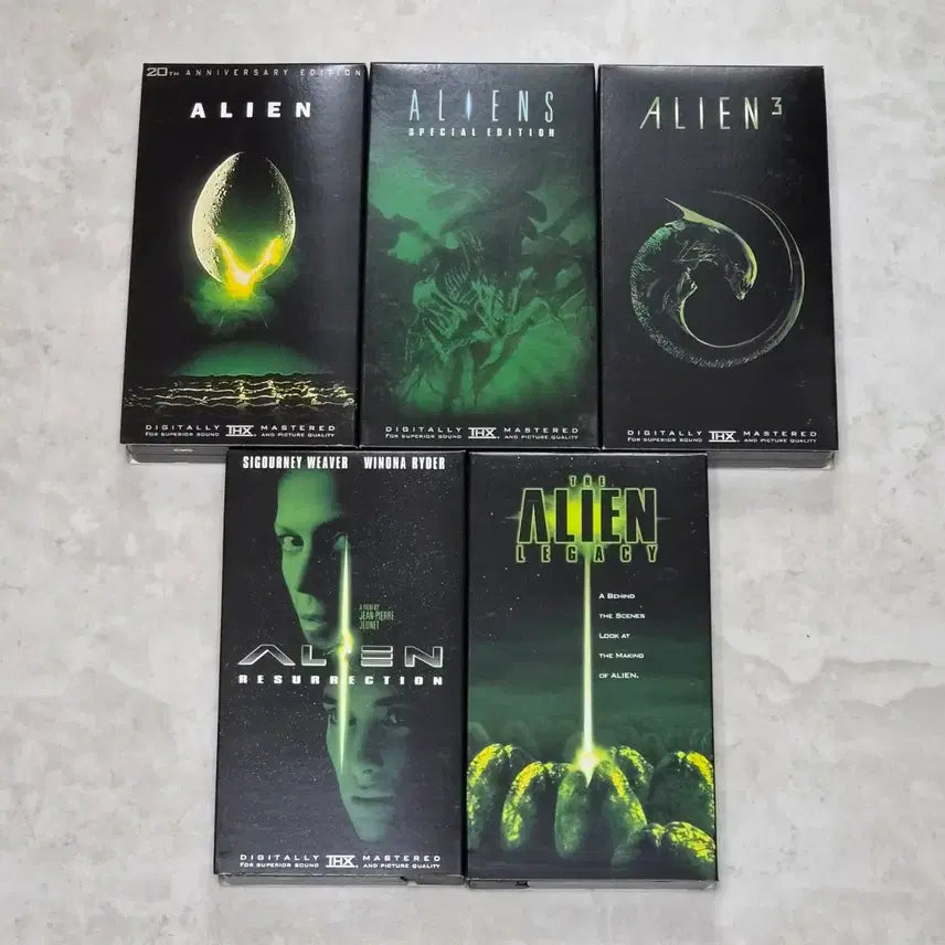[BUNJANG] Alien Quadrilogy VHS Collection / 영화 에이리언 비디오테이프 컬렉션 VHS