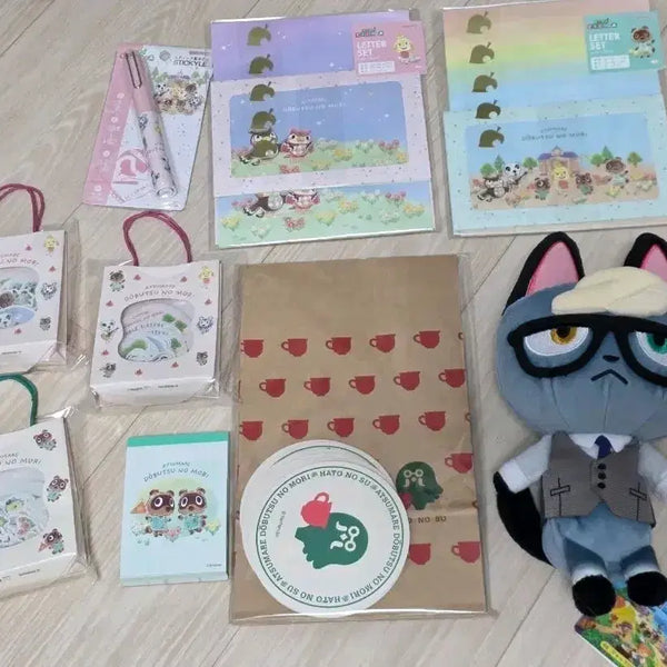 [BUNJANG] Animal Crossing Aquarium Collaboration Jackson Doll Stationery Goods Set / 아쿠아리움 콜라보 모여봐요 동물의 숲 외 잭슨 인형 문구류 굿즈 세트