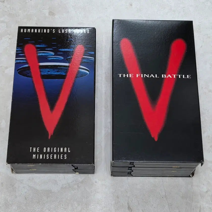 [BUNJANG] V Mini-Series & Final Battle VHS Tape Set / 미드 브이 V 미니시리즈 & 파이널 배틀 비디오테이프