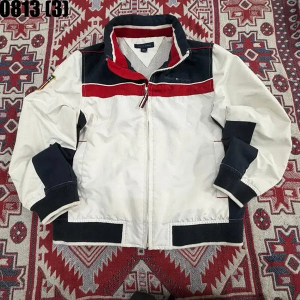 [BUNJANG] Tommy Hilfiger Zip-Up Jacket White M / 타미힐피거 집업 자켓 화이트 m 8/13