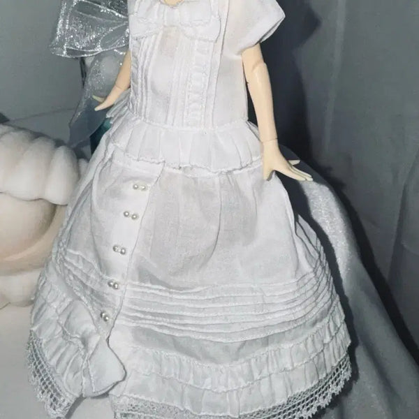 [BUNJANG] Japanese Artist Handmade Two-Piece Outfit for 27cm Dolls / 육일 의상 투피스