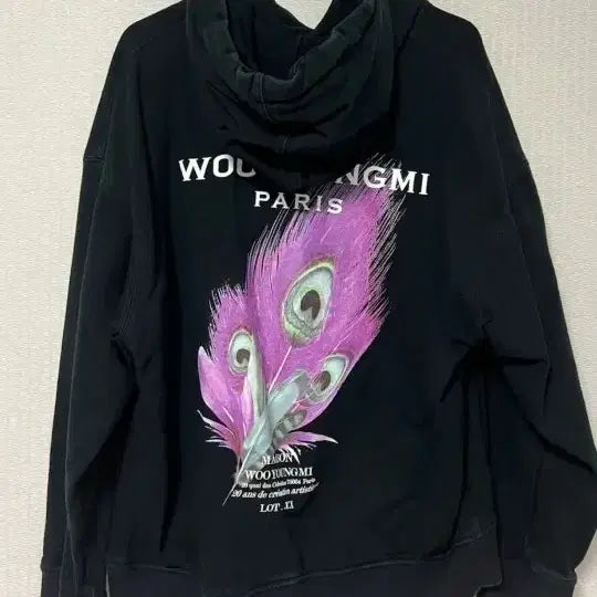 [BUNJANG] Wooyoungmi Feather Hoodie Size 46 / 우영미 깃털 후드티 46사이즈