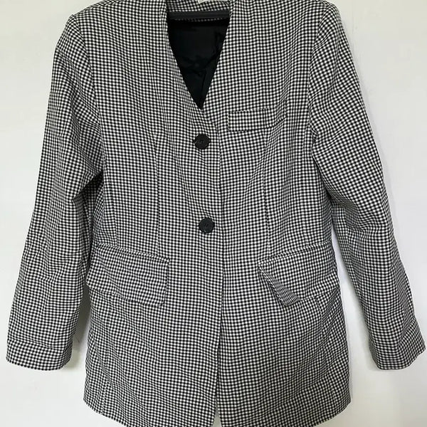 [BUNJANG] Check Pattern Jacket / 체크 패턴 재킷