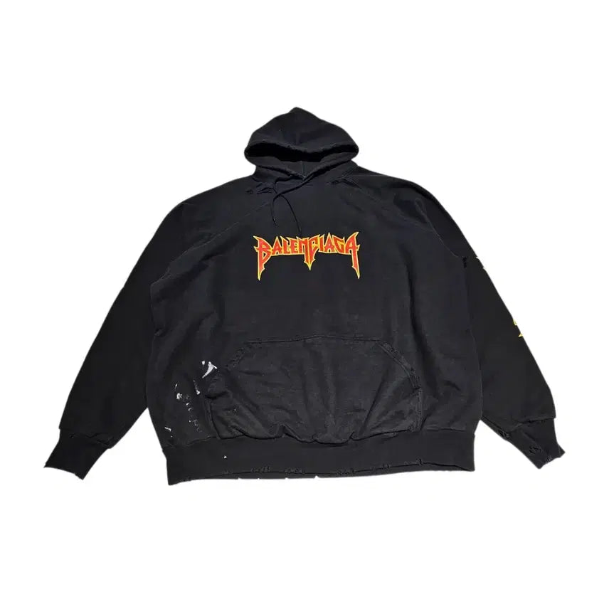 [BUNJANG] Balenciaga Metal Oversized Hoodie / 발렌시아가 메탈 오버사이즈 후드[1]