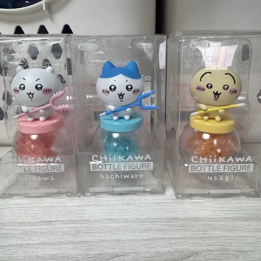 [BUNJANG] Chiikawa Star Candy Bottle Figure Set / 치이카와 별사탕 보틀 피규어 (새상품)