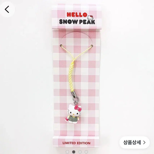 [BUNJANG] Snow Peak x Hello Kitty Collaboration Keychain / 스노우피크 헬로키티 키링