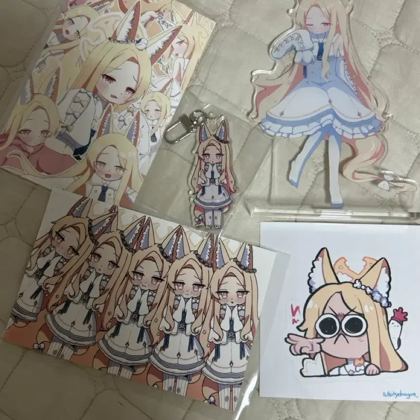 [BUNJANG] Blue Archive Seia Acrylic Stand & Keychain Bundle Set / 일괄) 블루아카이브 세이아 비공식