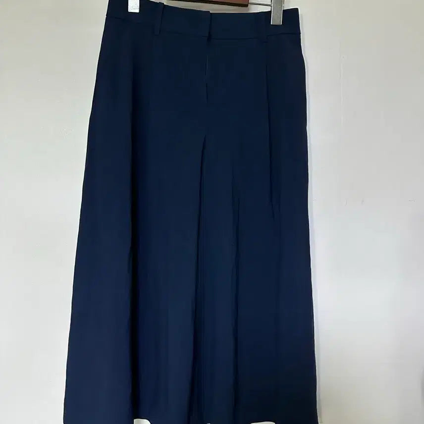 [BUNJANG] Basic Navy Wide Pants / 기본 네이비 와이드 팬츠