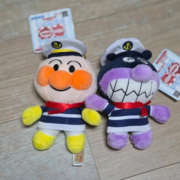 [BUNJANG] Anpanman Bacterian Marine Look Keyring Plush / 호빵맨 앙팡맨 세균맨 키링 인형 마린복