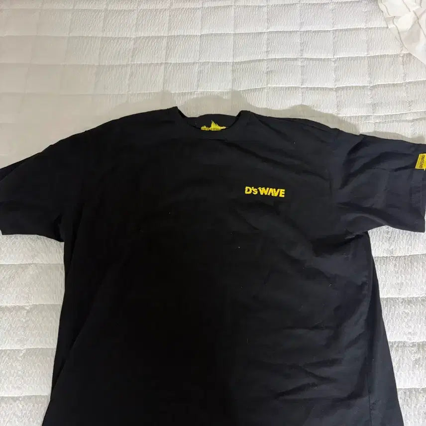 [BUNJANG] D'S WAVE Black Short Sleeve T-Shirt / D'S WAVE 반팔 티셔츠 블랙 급처