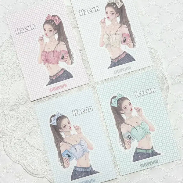 [BUNJANG] Hayeun Healing Die-cut Stickers (4 Sets) / 치유) 하은