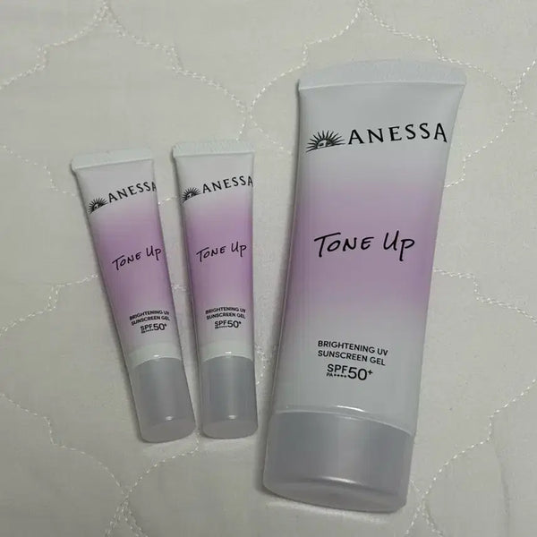 [BUNJANG] Anessa Tone-Up Sunscreen (15g x 2 Sealed, 90g Approx. 80% left) / 아넷사 톤업 선크림 나눔