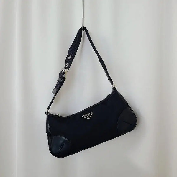 [BUNJANG] Prada Nylon Buckle Baguette Shoulder Bag / 프라다(PRADA) 나일론(포코노) 버클 바게트백 숄더백