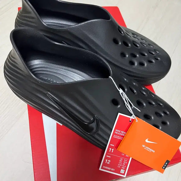 [BUNJANG] Nike React X Rejuvenate Black Sneakers (290) / 나이키 리액트X 리쥬버네이트 블랙 290