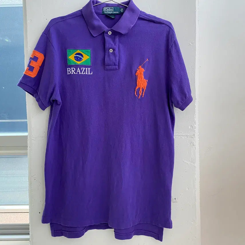 [BUNJANG] Polo Ralph Lauren Big Pony Brazil PK T-Shirt / (M) 폴로 랄프로렌 빅포니 브라질 PK 반팔 카라티