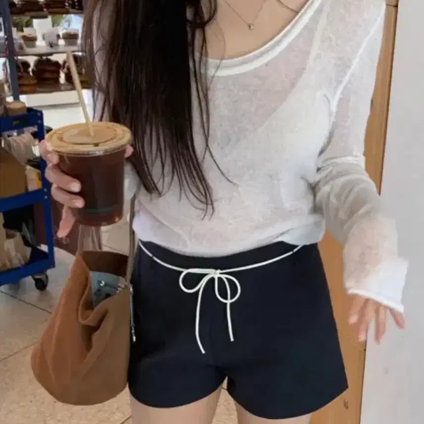 [BUNJANG] Leeds Ribbon Pants M / leeds리즈 리본 팬츠 M