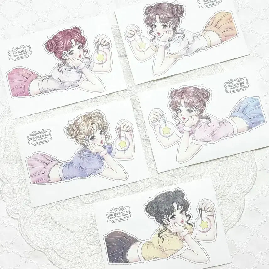 [BUNJANG] Ocheon-sa Lumi Stickers Set / 오천사) 루미