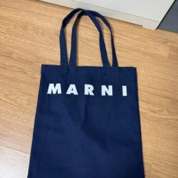 [BUNJANG] Marni Logo Eco Bag Navy / 마르니 로고 에코백 네이비