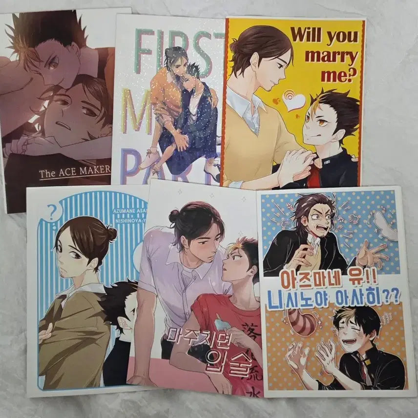 [BUNJANG] Haikyu!! Asanoya Doujinshi Bundle Set / 일괄) 하이큐 회지 동서(아사노야)