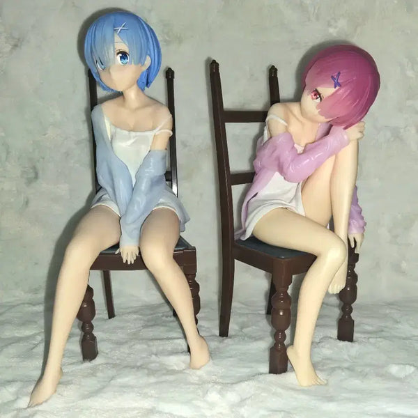 [BUNJANG] Re:Zero Rem & Ram Relax Time Figure Bundle Set / 리제로 렘 람 릴렉스타임 피규어 일괄