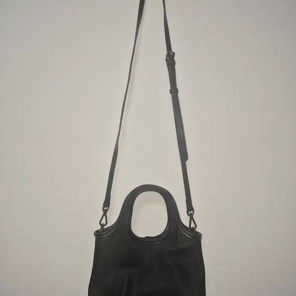 [BUNJANG] Black Tote Bag & Crossbody Bag / 토트백 크로스백 블랙
