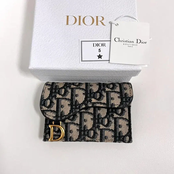 [BUNJANG] Dior Saddle Oblique Card Holder / 디올 여성 카드지갑 새들 오블리크