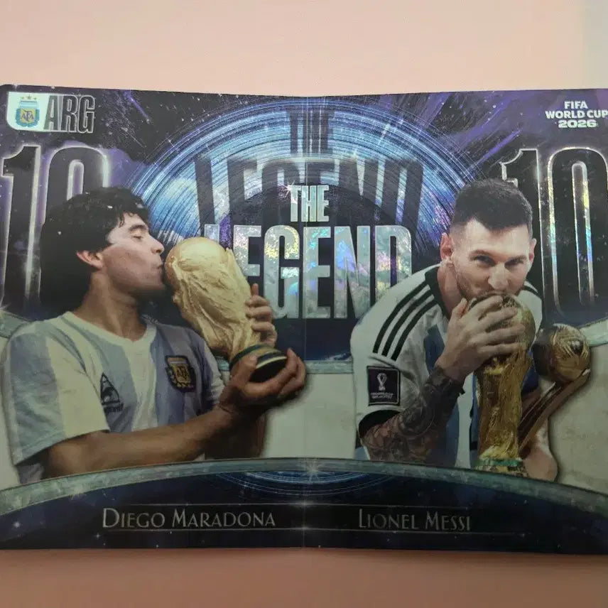 [BUNJANG] Lionel Messi Diego Maradona 2026 Panini World Cup Legends Booklet Card / 축구)메시 마라도나 2026 파니니 월드컵 레전드 북클릿