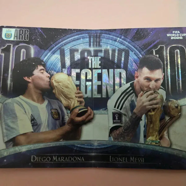 [BUNJANG] Lionel Messi Diego Maradona 2026 Panini World Cup Legends Booklet Card / 축구)메시 마라도나 2026 파니니 월드컵 레전드 북클릿