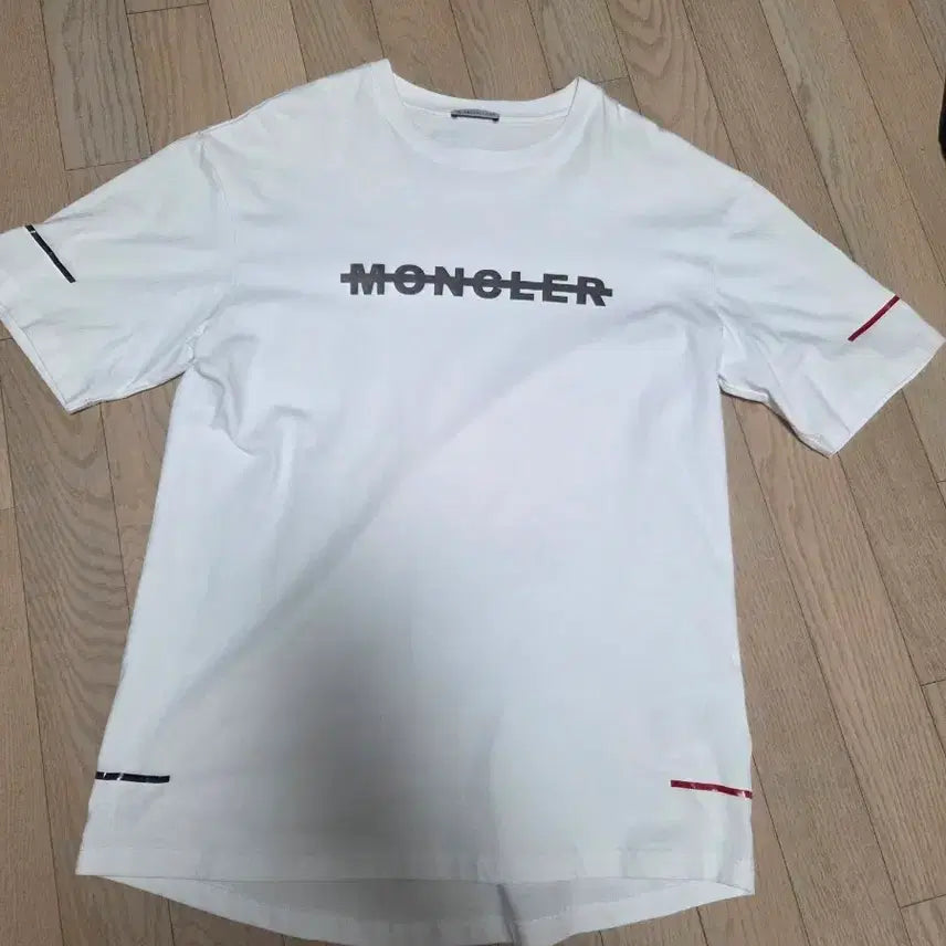 [BUNJANG] Moncler T-Shirt White / 몽클레어 반팔 티셔츠 화이트