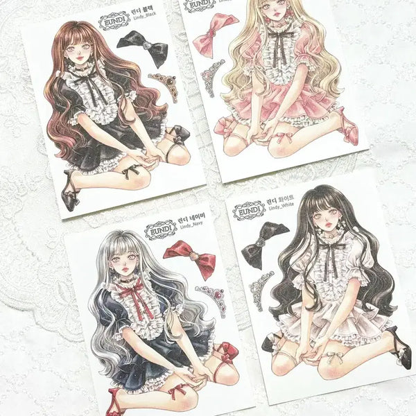 [BUNJANG] Lindy (Lindy) Die-Cut Stickers - 3 Sets Available / 은디) 린디