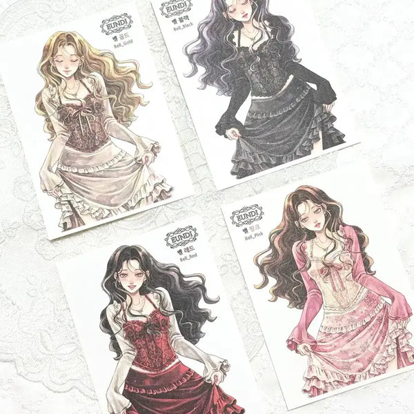 [BUNJANG] Cute Ins Stickers - Set of 5 / 은디) 벨